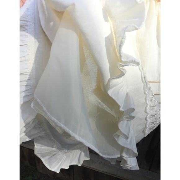 Vtg Western, Prairie, Hippie Victorian Tea Party Dress, Flower Girl, Girls Sz 6 - Picture 7 of 7